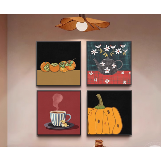 Medieval style restaurant decoration painting Maillard retro living room hanging painting Medieval style restaurant decoration painting Maillard retro living room hanging painting